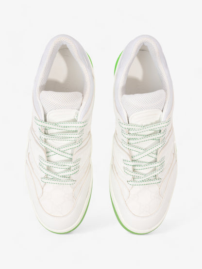 Gucci Basket Sneakers White  / Green Canvas EU 38 UK 5