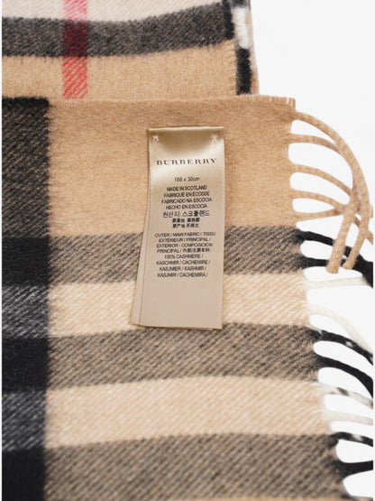 Burberry Scarf Check Cashmere