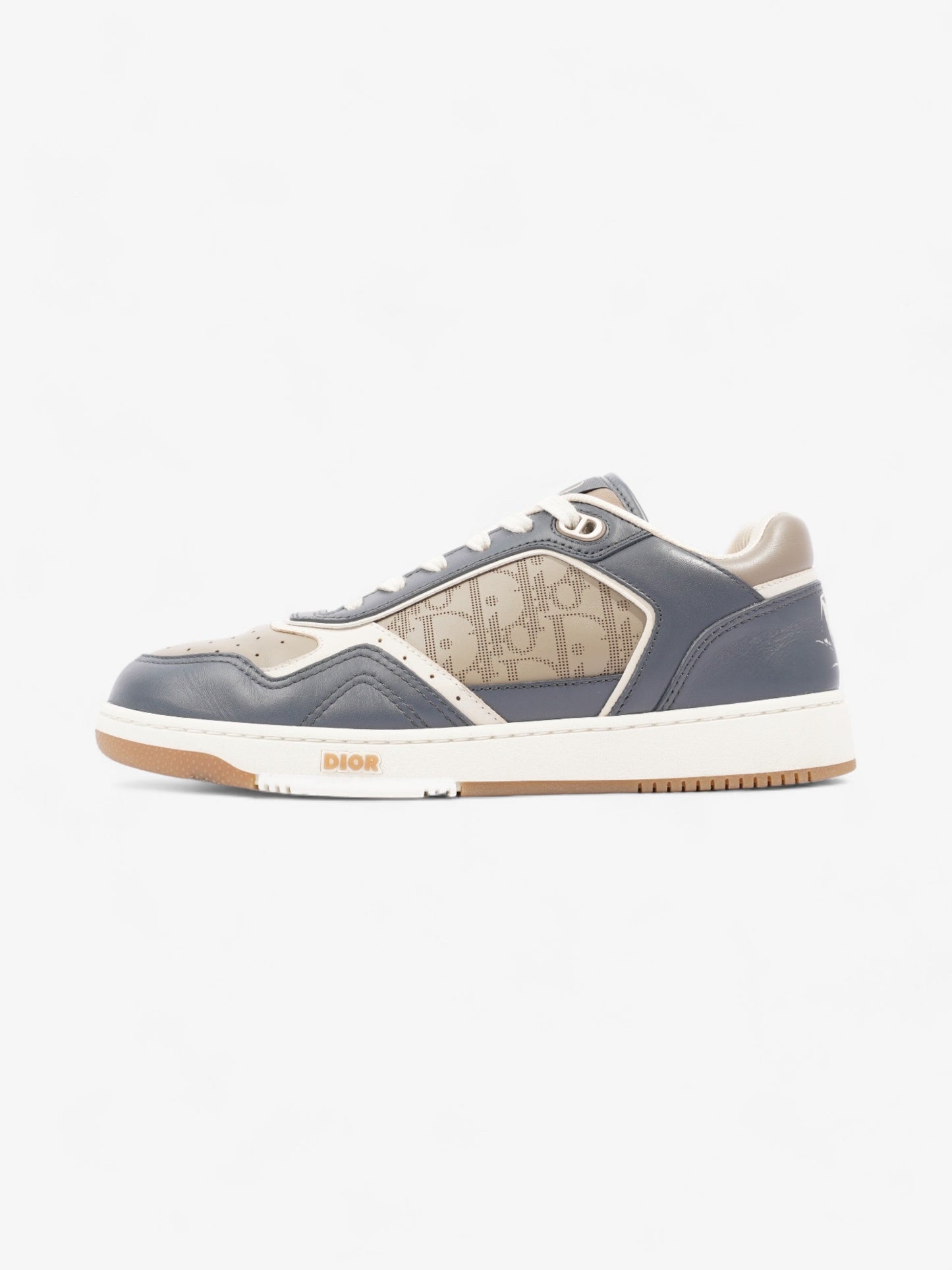 Christian Dior B27 Navy / Brown / White Leather EU 41 UK 7