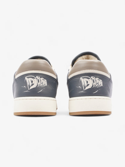 Christian Dior B27 Navy / Brown / White Leather EU 41 UK 7