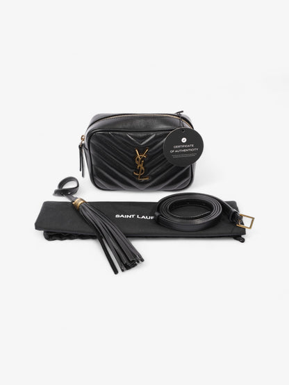Saint Laurent Lou Belt Bag Black Calfskin Leather
