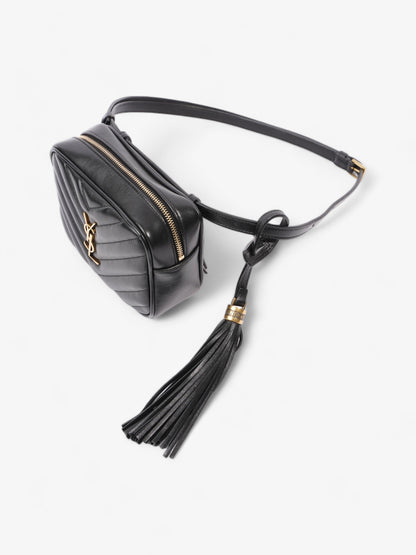Saint Laurent Lou Belt Bag Black Calfskin Leather
