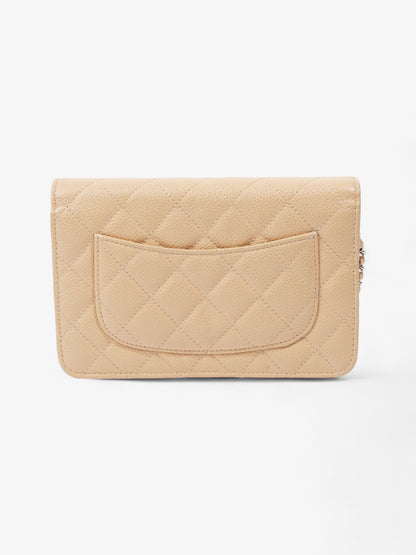 Chanel Wallet on Chain Beige Caviar Leather