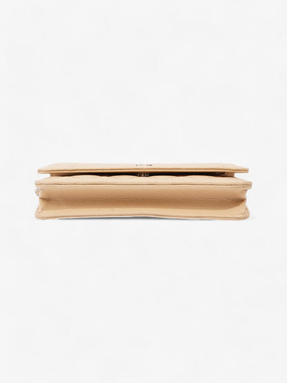 Chanel Wallet on Chain Beige Caviar Leather