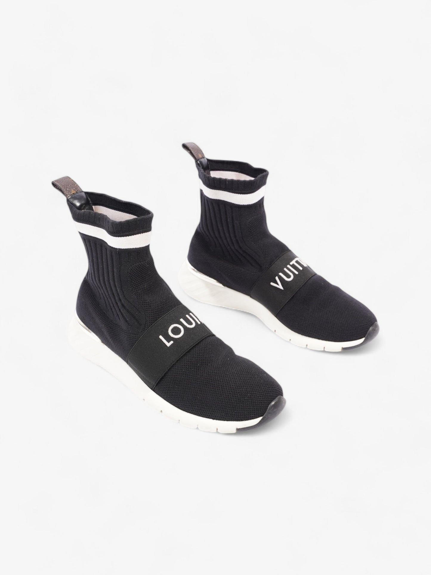 Louis Vuitton Aftergame Sneakers Black / White Fabric EU 37 UK 4