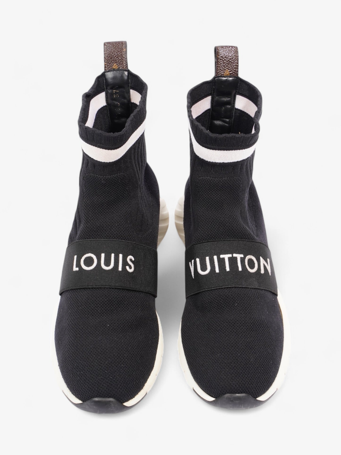 Louis Vuitton Aftergame Sneakers Black / White Fabric EU 37 UK 4