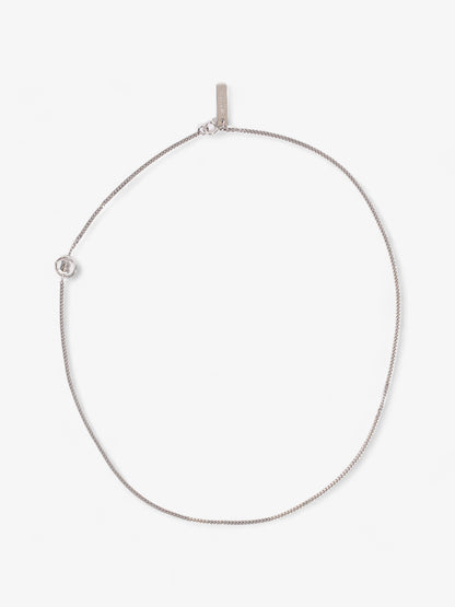 Burberry TB Chain Necklace Silver Base Metal