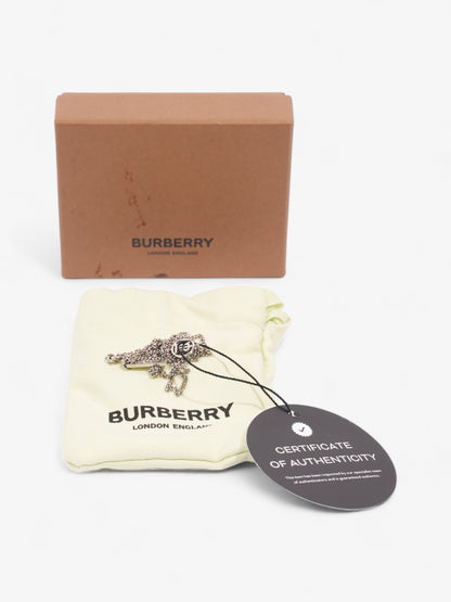 Burberry TB Chain Necklace Silver Base Metal
