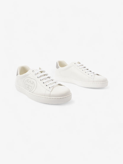 Gucci Ace Sneakers White / Grey Leather EU 41 UK 7