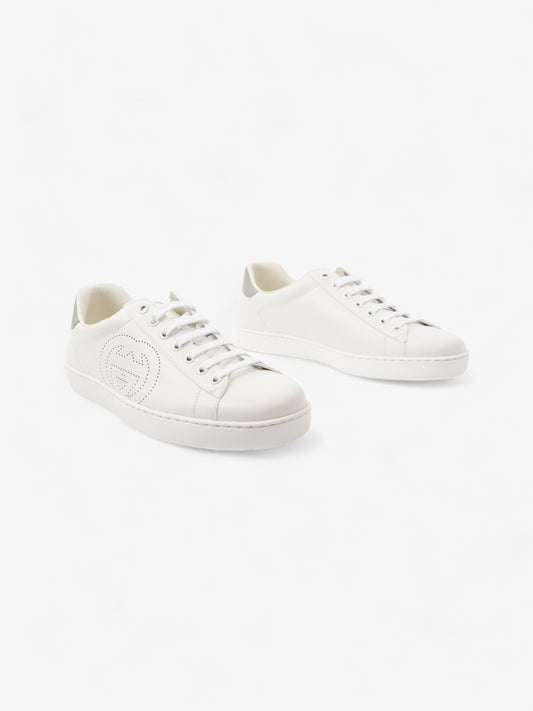 Gucci Ace Sneakers White / Grey Leather EU 41 UK 7