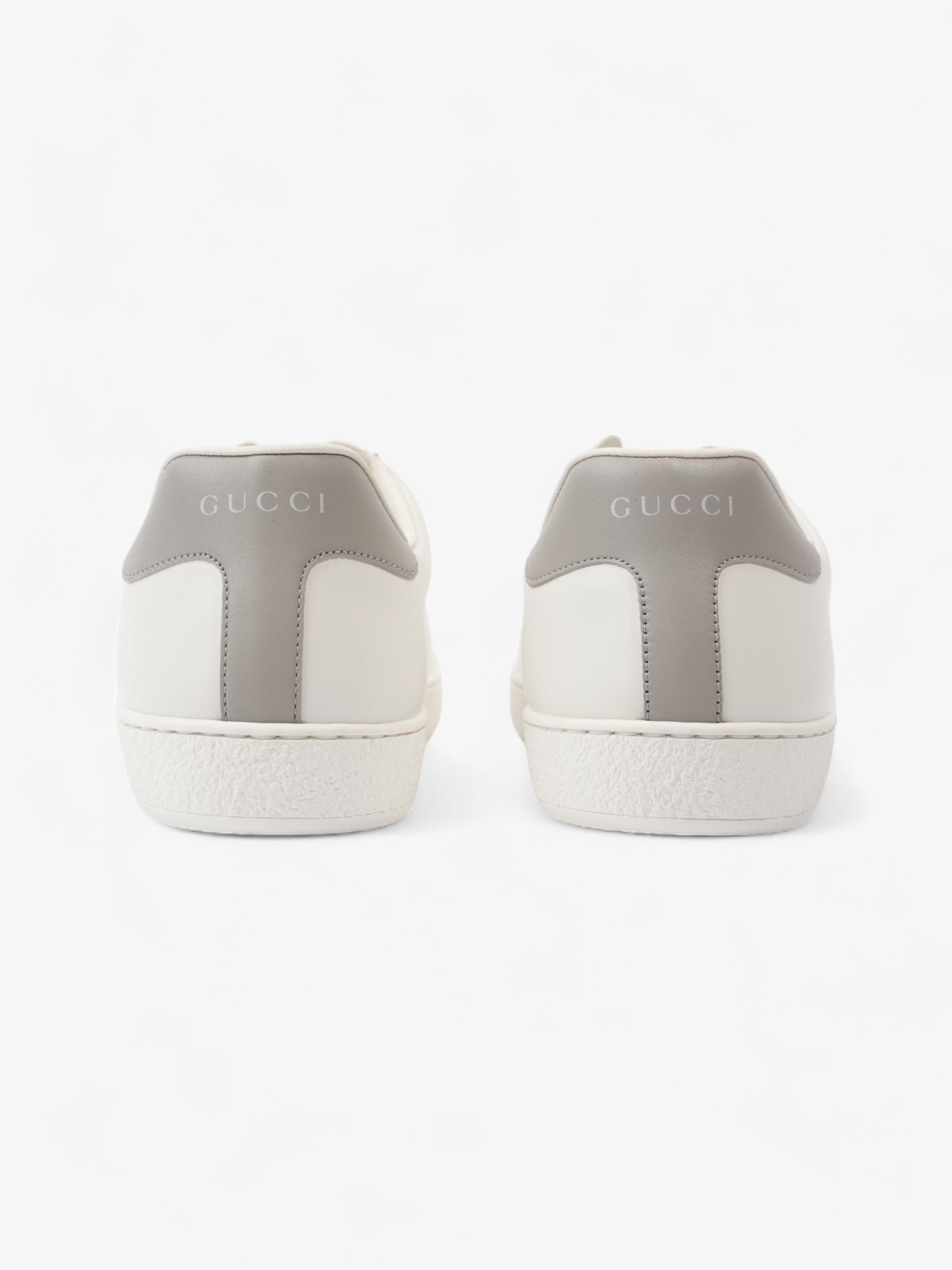 Gucci Ace Sneakers White / Grey Leather EU 41 UK 7