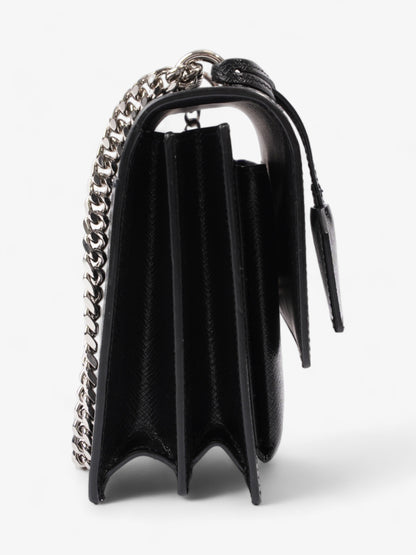 Saint Laurent Sunset Medium Black Leather