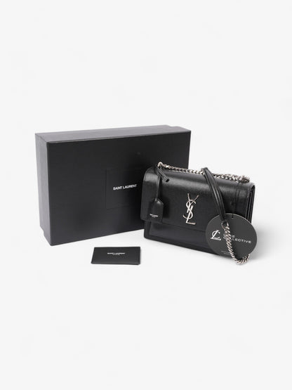 Saint Laurent Sunset Medium Black Leather