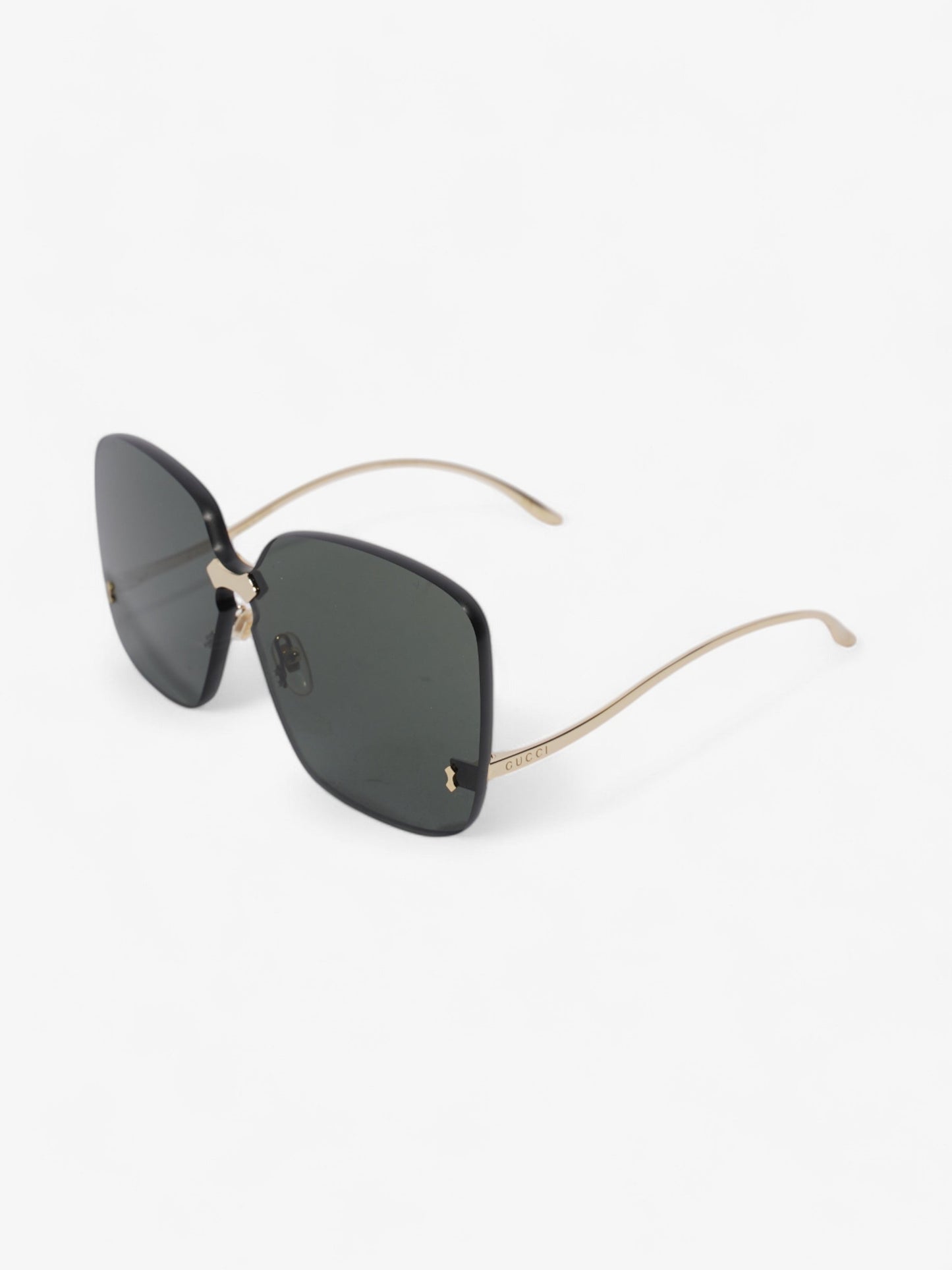 Gucci GG 0352S Sunglasses Black / Gold Base Metal 145mm