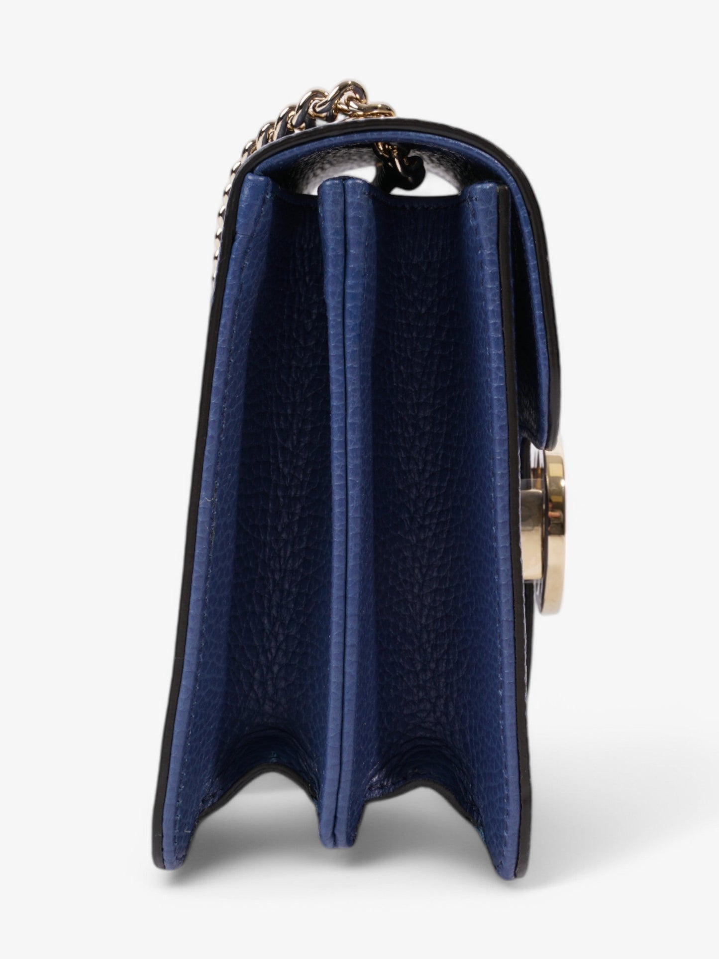 Gucci Dollar Interlocking G Caspian Calfskin Leather Small