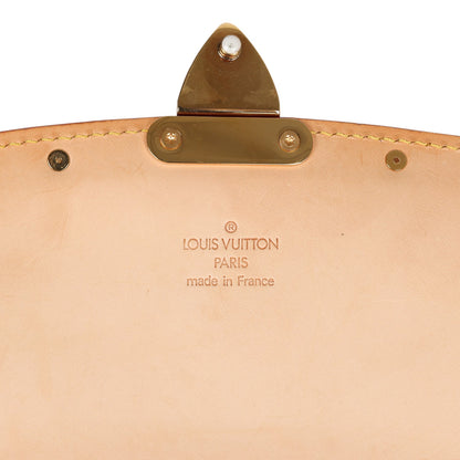 Louis Vuitton Vintage Sologne White Multicolor Canvas Gold Hardware