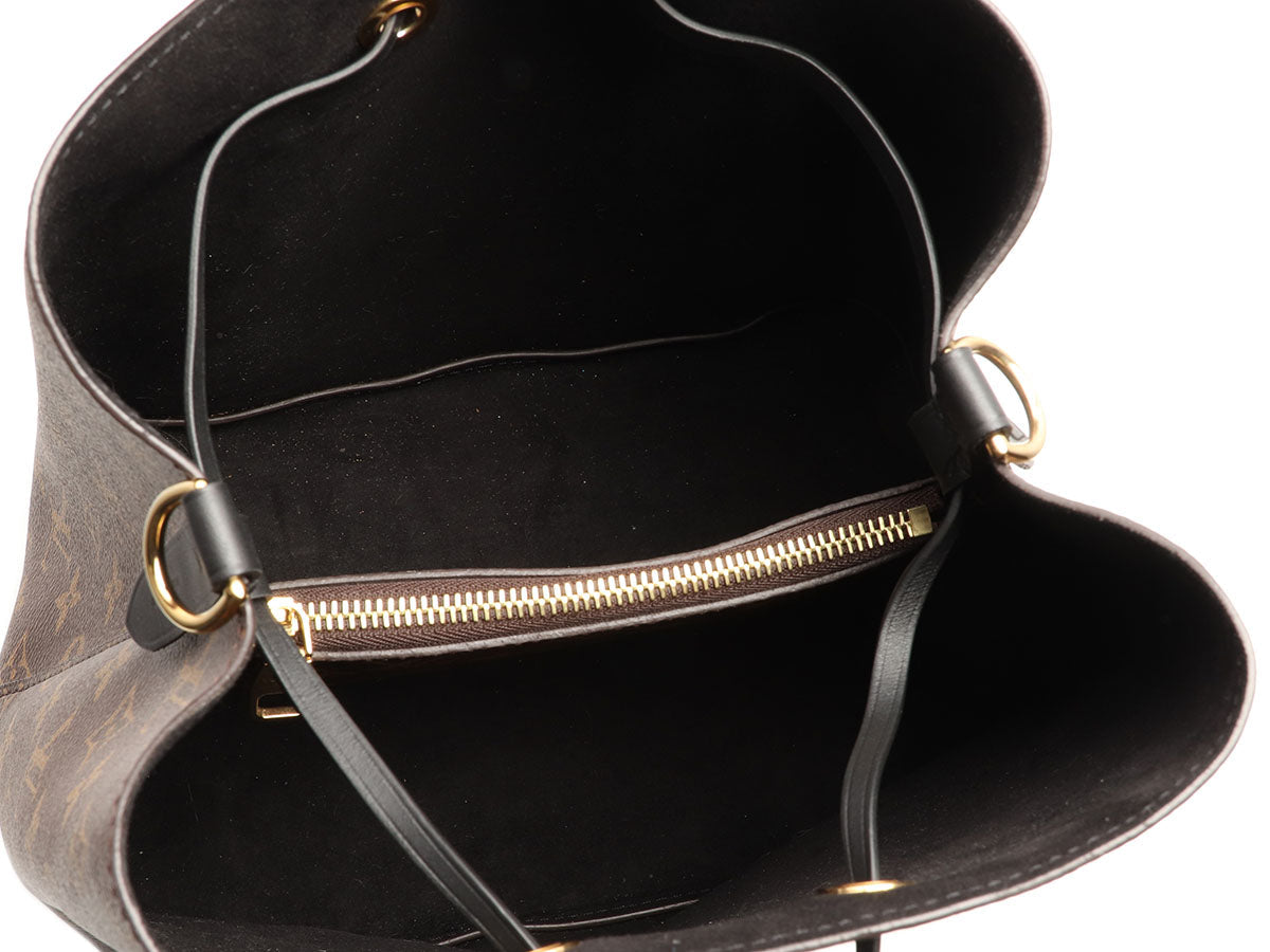 Louis Vuitton Monogram and Black NéoNoé MM