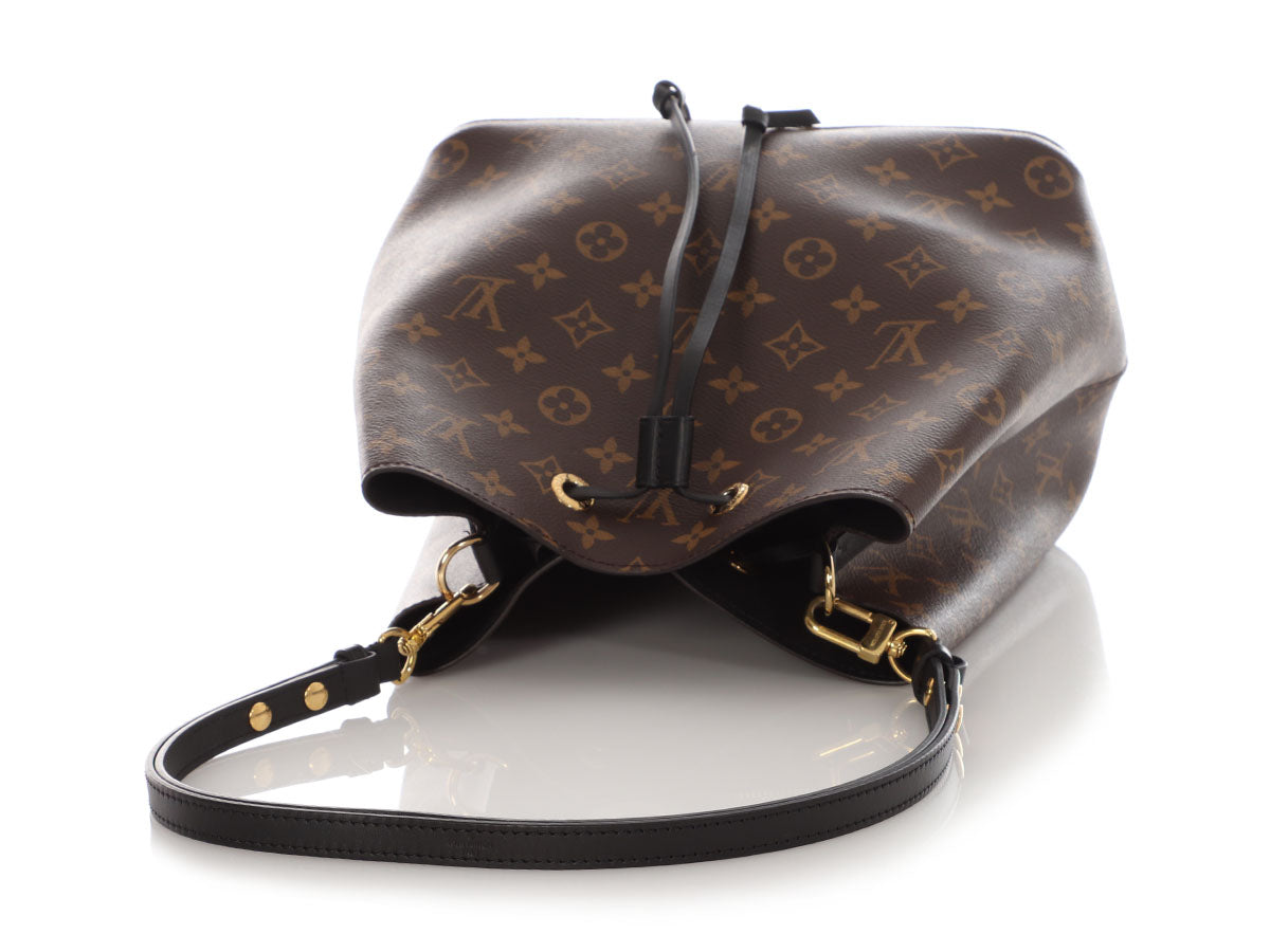 Louis Vuitton Monogram and Black NéoNoé MM