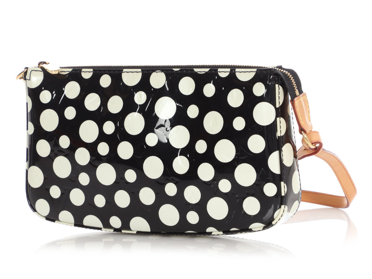 Louis Vuitton Yayoi Kusama Infinity Black Dots Vernis Pochette