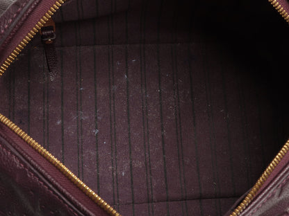 Louis Vuitton Aubergine Empreinte Speedy Bandoulière 25