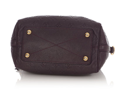 Louis Vuitton Aubergine Empreinte Speedy Bandoulière 25