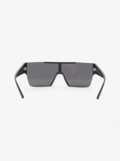 Burberry Shield-Frame Sunglasses Black Acetate 140mm