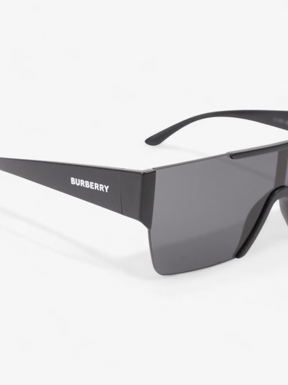 Burberry Shield-Frame Sunglasses Black Acetate 140mm