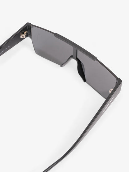 Burberry Shield-Frame Sunglasses Black Acetate 140mm