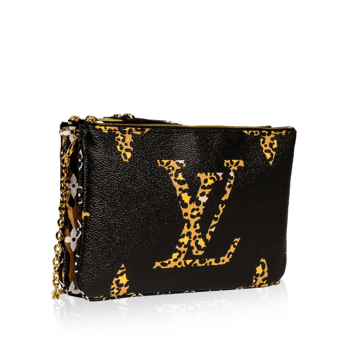 Louis Vuitton Pochette Double Zip - Jungle Print