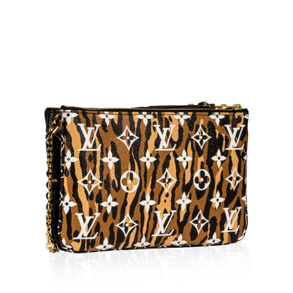 Louis Vuitton Pochette Double Zip - Jungle Print