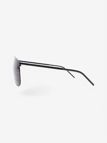 Saint Laurent Classic Aviator Sunglasses Black Acetate 145mm