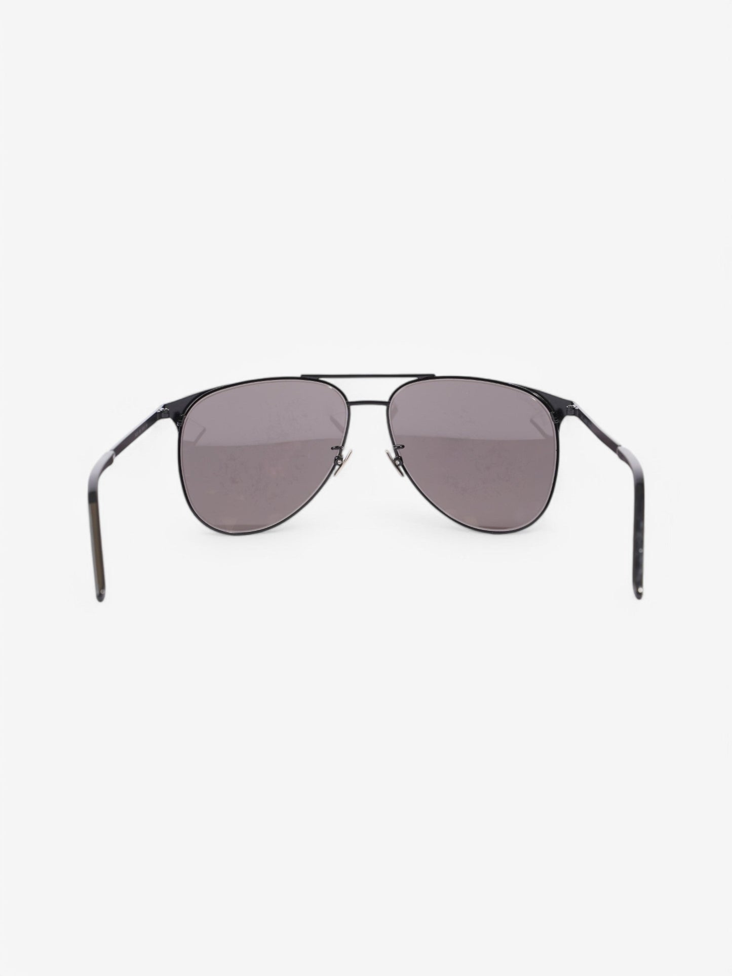 Saint Laurent Classic Aviator Sunglasses Black Acetate 145mm