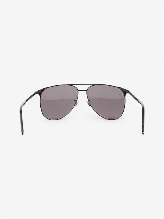 Saint Laurent Classic Aviator Sunglasses Black Acetate 145mm