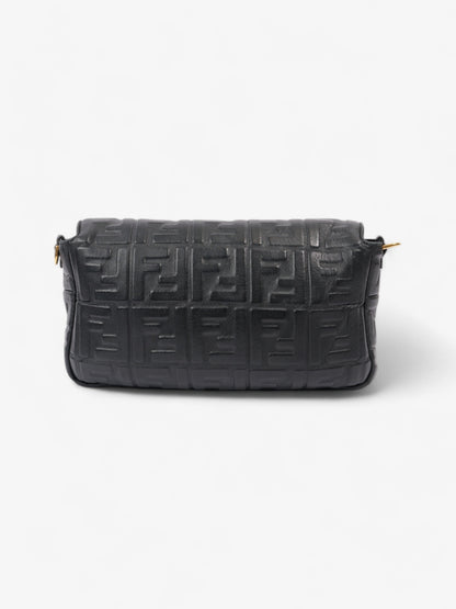 Fendi Baguette Black Lambskin Leather Large
