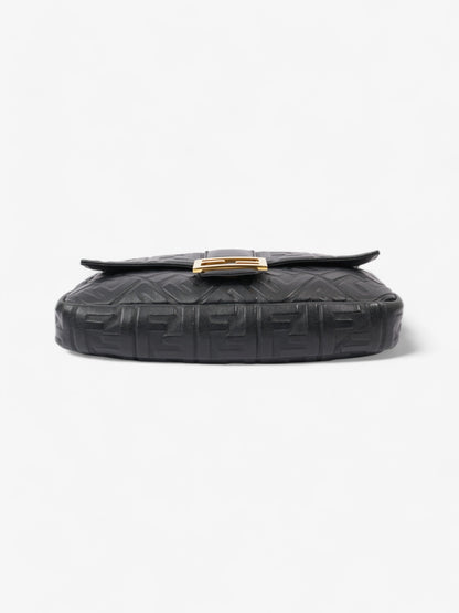 Fendi Baguette Black Lambskin Leather Large
