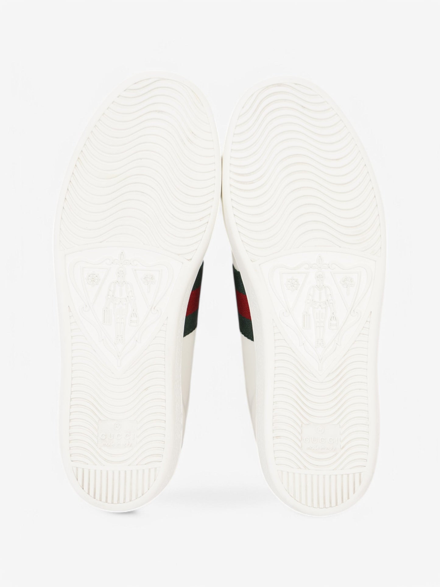 Gucci Ace Embroidered Sneakers  White  / Green / Red Leather EU 38.5 UK 5.5