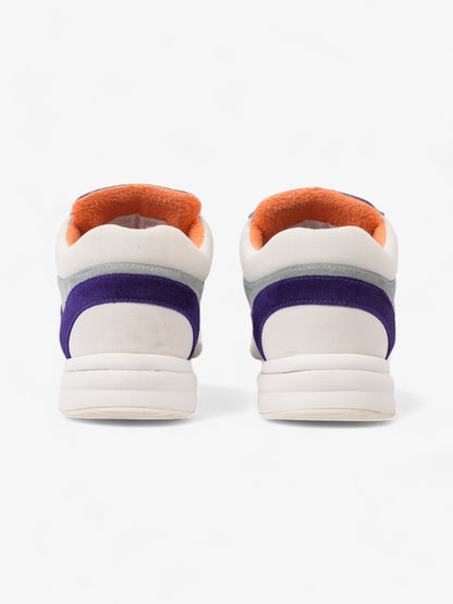 Chanel CC Logo Sneakers Blue / White / Orange Suede EU 39.5 UK 6.5