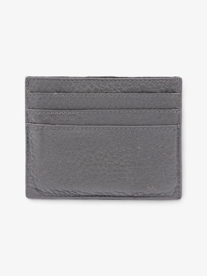 Fendi Roma Card Holder Charcoal / White Leather