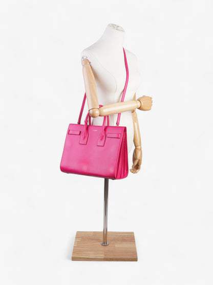 Saint Laurent Sac De Jour Hot Pink Calfskin Leather Small