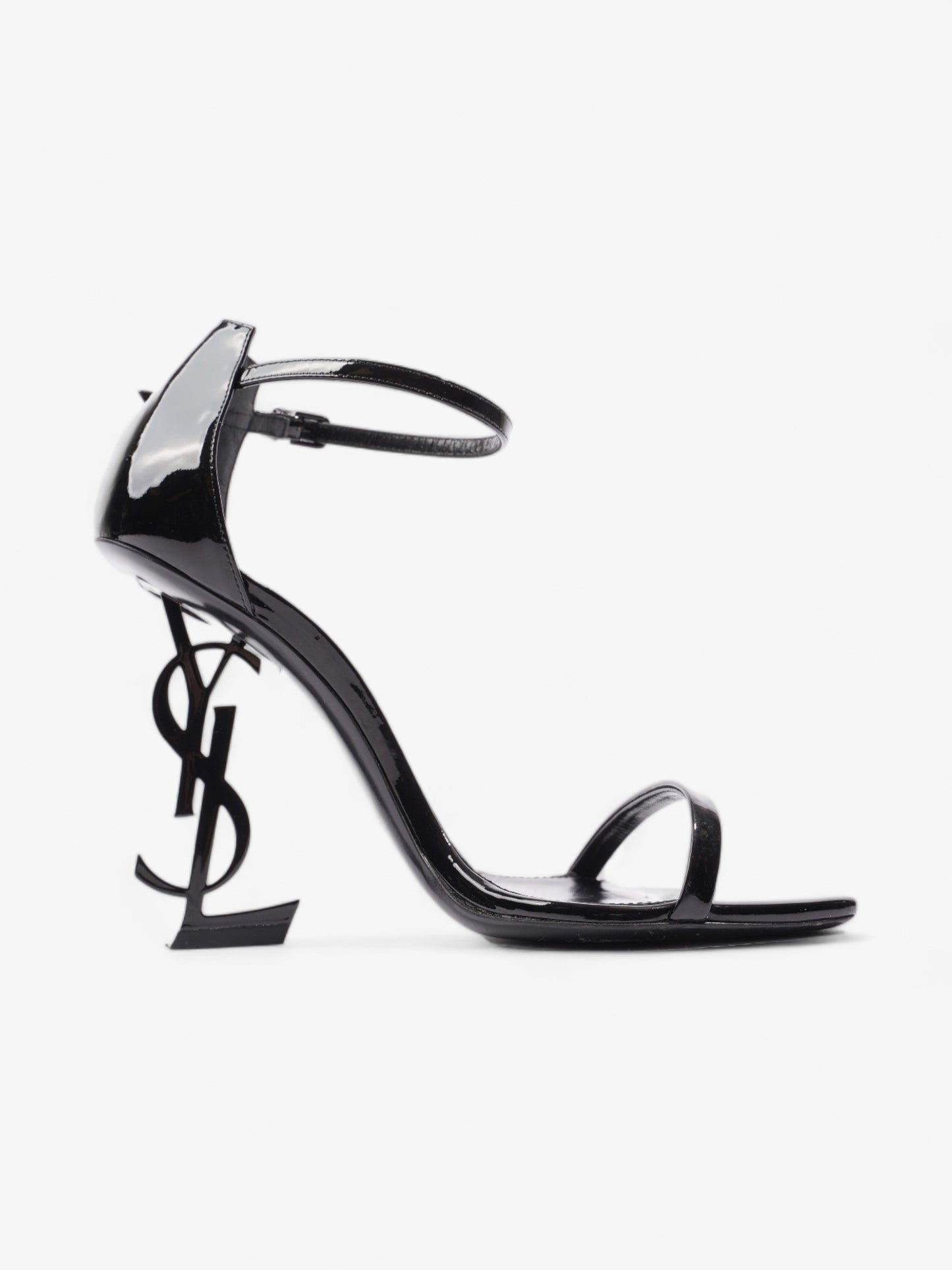 Saint Laurent Opyum 110mm Black Patent Leather EU 36 UK 3