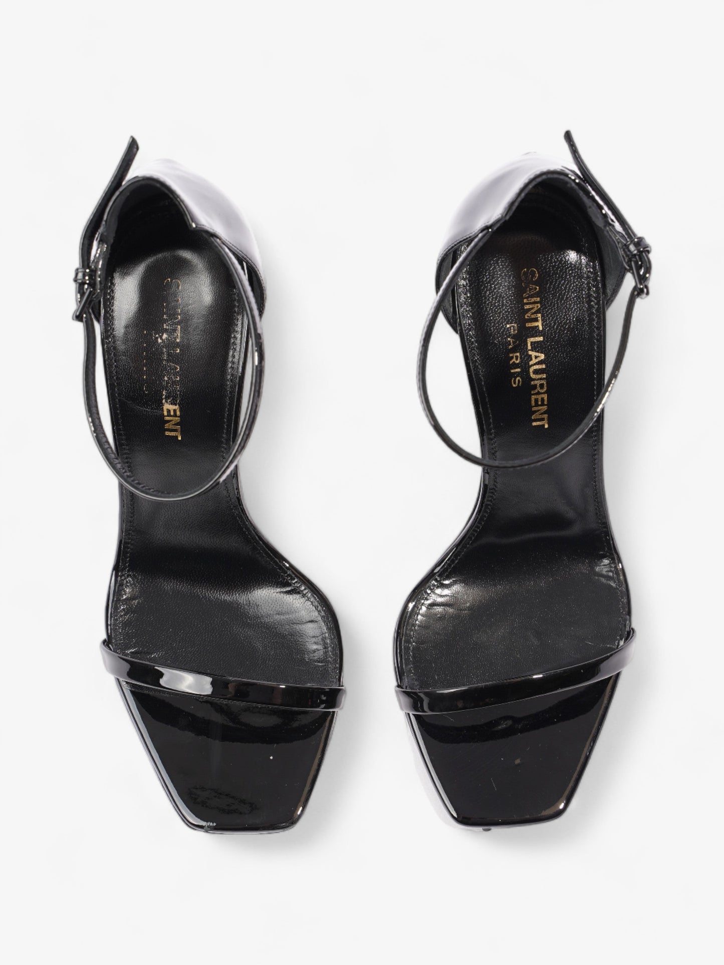 Saint Laurent Opyum 110mm Black Patent Leather EU 36 UK 3