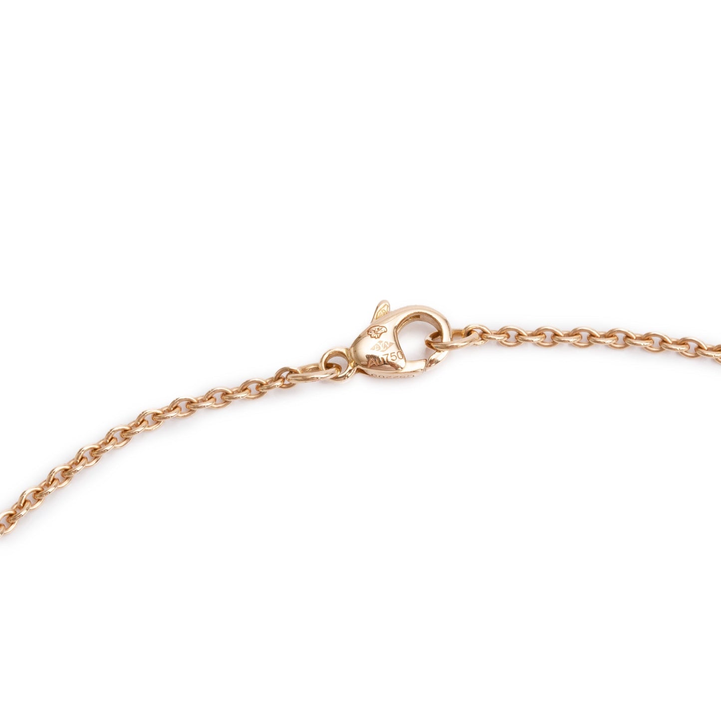Louis Vuitton 18k Rose Gold & White Mother of Pearl Color Blossom Sun Pendant Necklace w/ Box