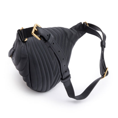 Louis Vuitton 2020 Black Cowhide Leather New Wave Belt Bag