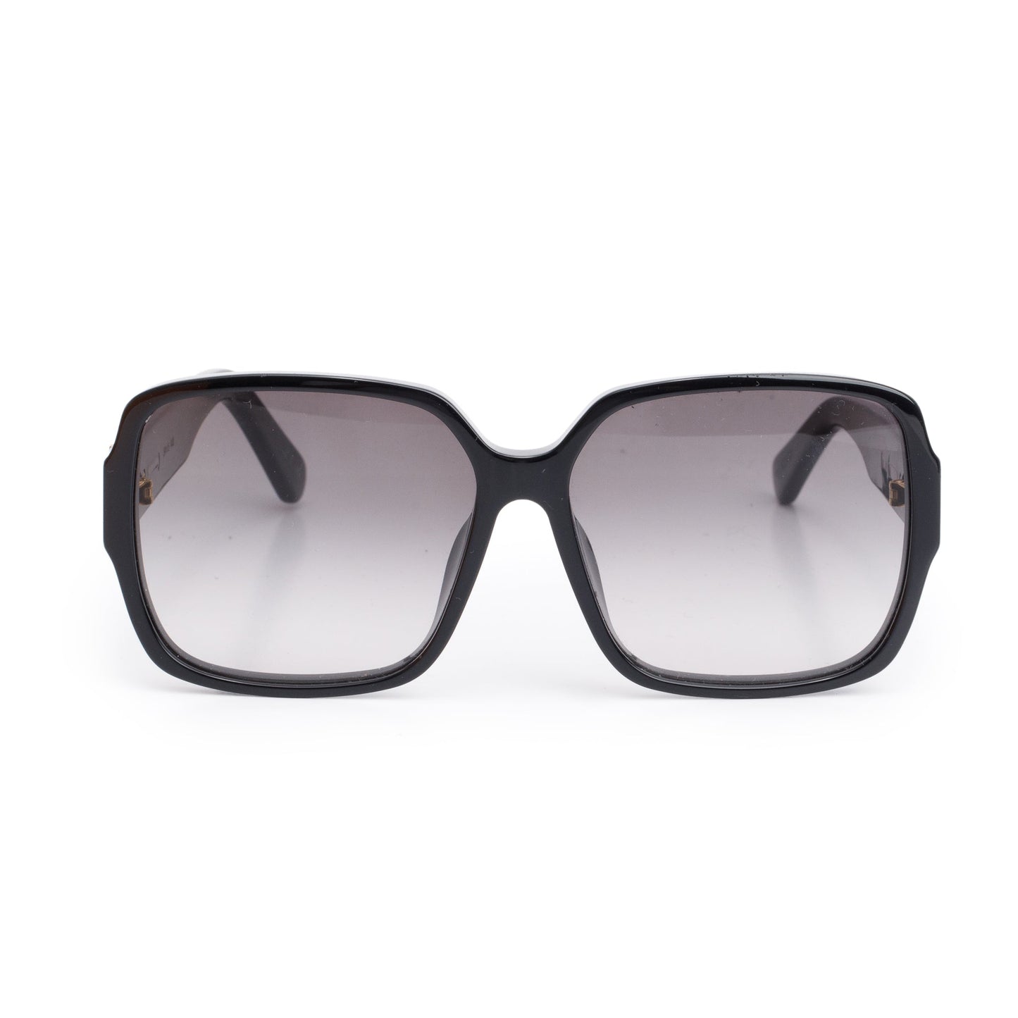Louis Vuitton 2021 Z1613E Black Acetate My LV Flower Square Sunglasses w/ Box & Case