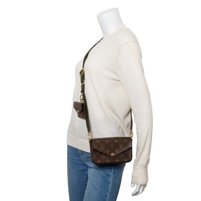 Louis Vuitton 2022 Monogram Felicie Strap & Go w/ Box & Receipt