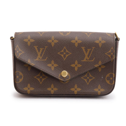 Louis Vuitton 2022 Monogram Felicie Strap & Go w/ Box & Receipt