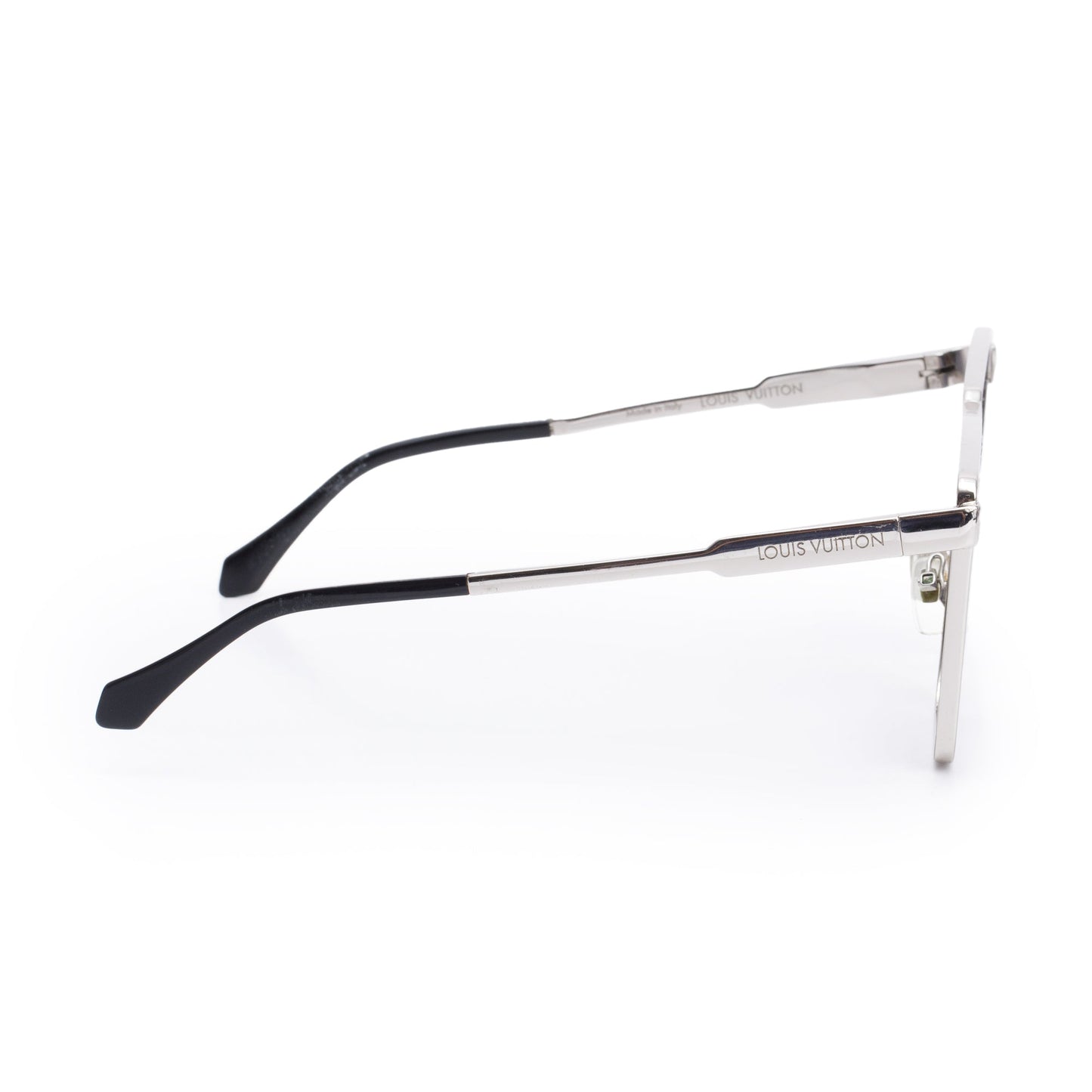 Louis Vuitton 2022 Z1815U Black Acetate  Silver Tone Cyclone Metal Sunglasses