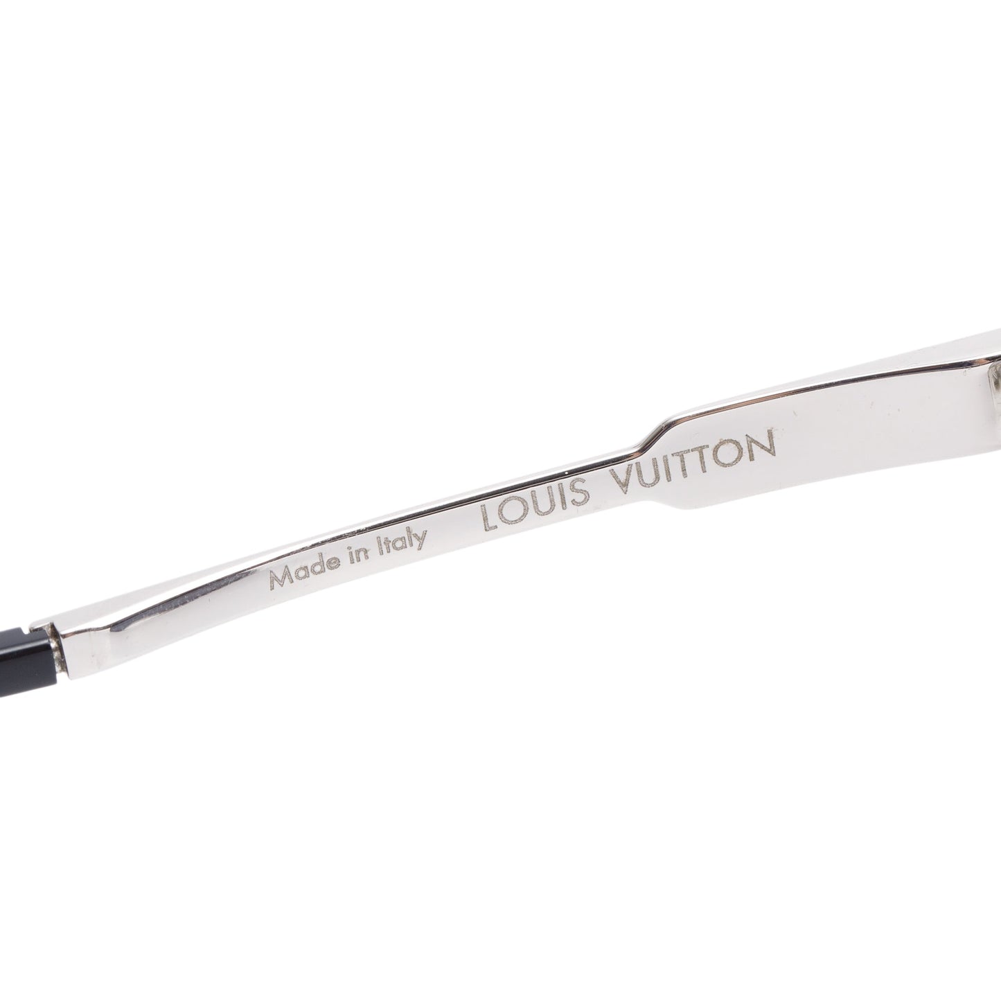 Louis Vuitton 2022 Z1815U Black Acetate  Silver Tone Cyclone Metal Sunglasses