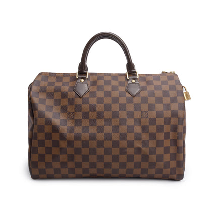 Louis Vuitton Damier Ebene Speedy 35 w/ Box
