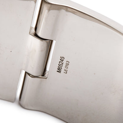 Louis Vuitton Palladium Plated Lock Me Manchette Bracelet